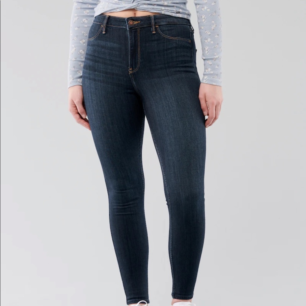 Hollister | Dark Wash | High-Rise Jean Legging | 25 X 28 | 1R